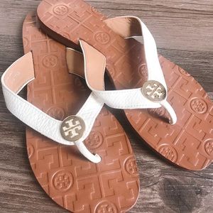 Tory Burch leather sandals!